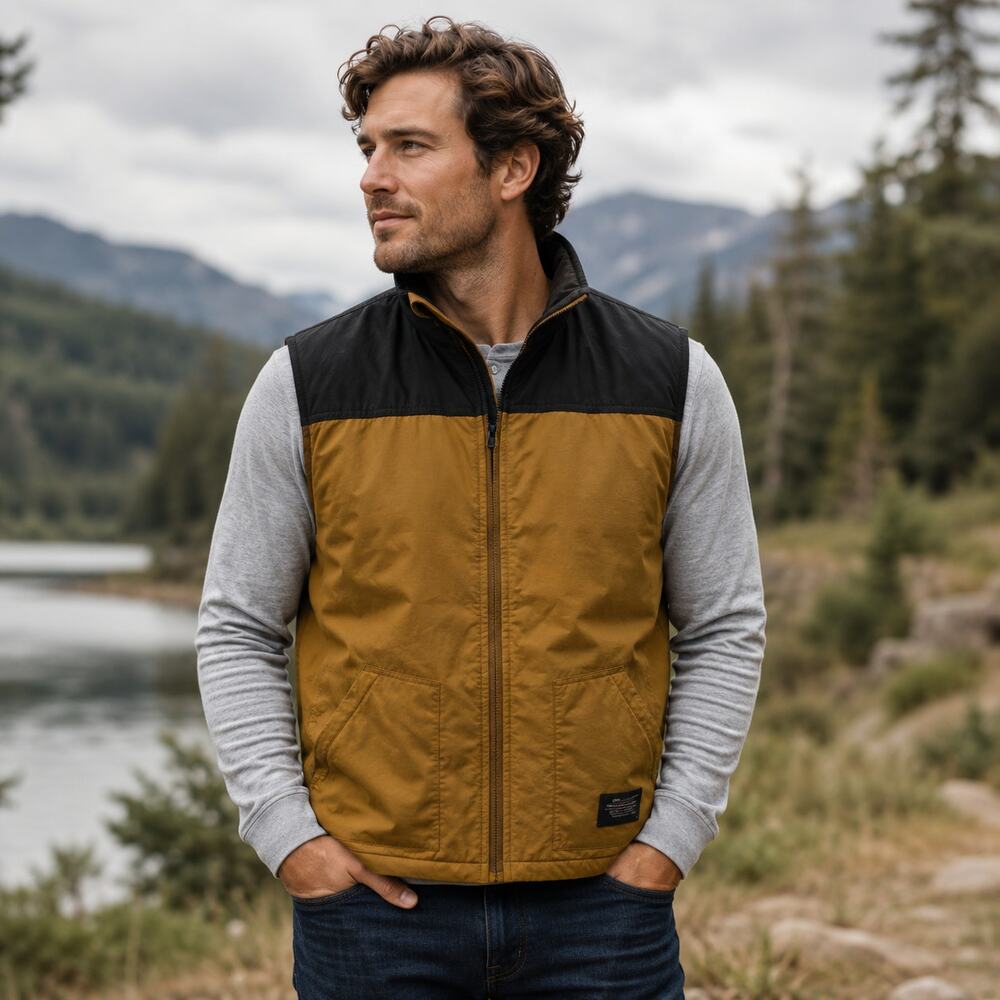 Troll Co. Men’s Redford Vest water repellent Medium outdoor